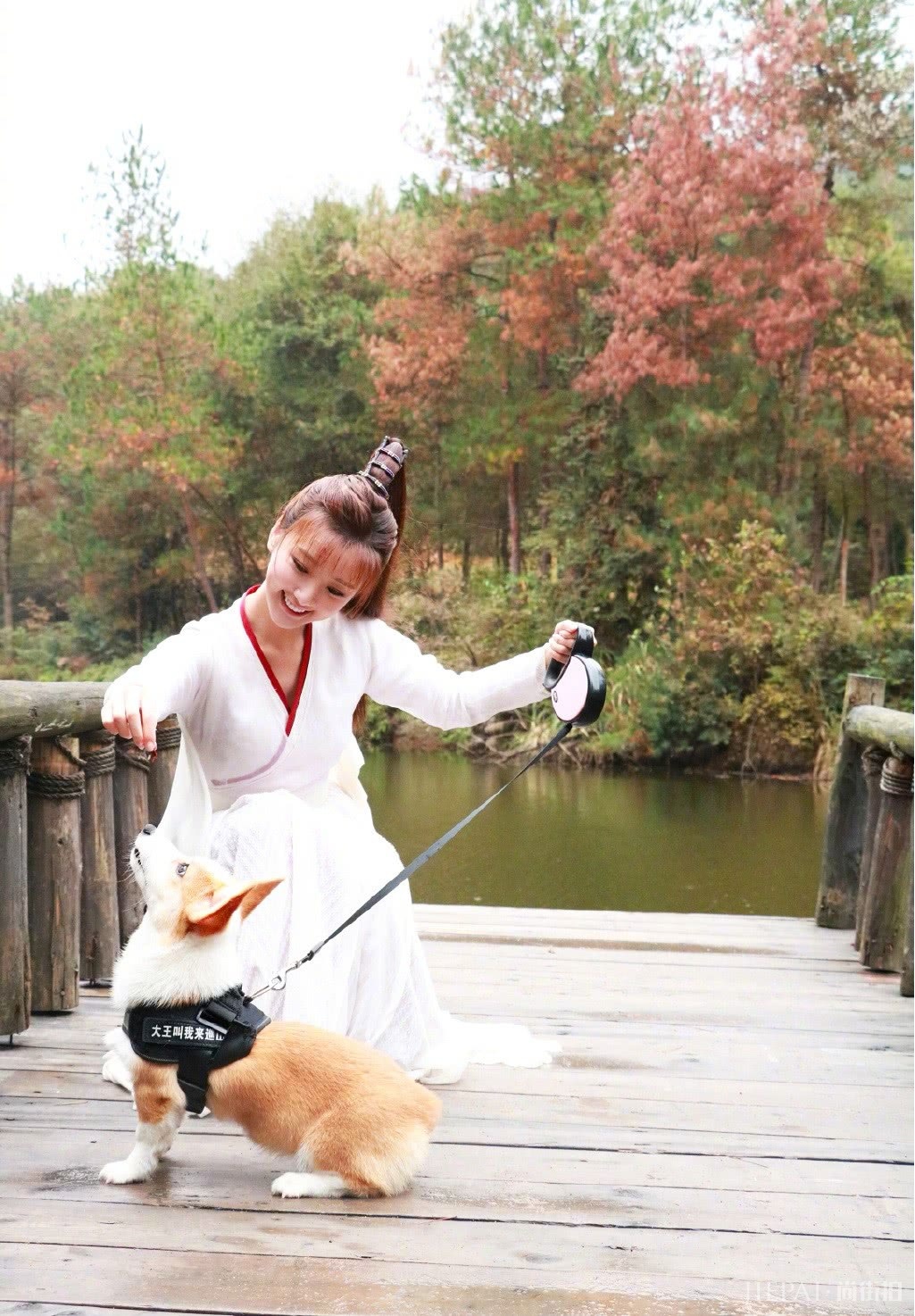 毛晓彤美得像幅画!