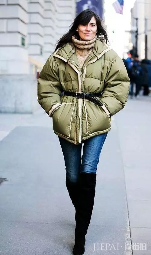 穿着秋裤和羽绒服的我,这个冬天也依然时髦不臃肿!