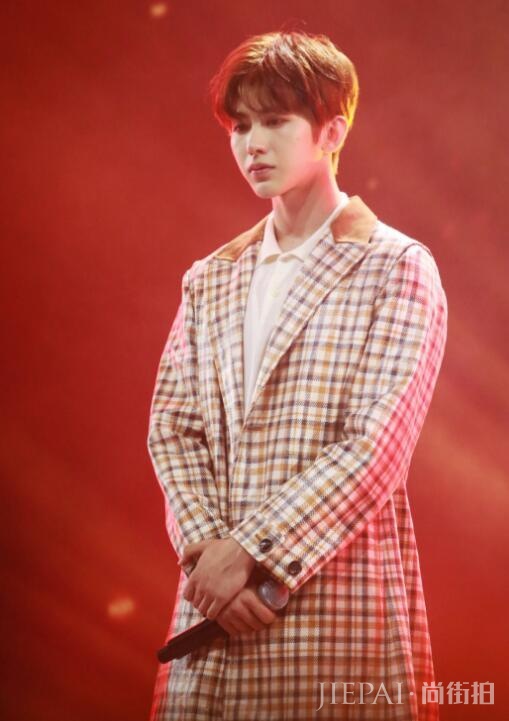 易烊千玺蔡徐坤格纹穿出型男味!