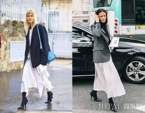 寒风刺骨的冬天怎么穿裙子好看!