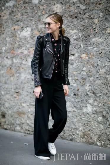 小姐姐，你穿皮衣的样子好好看