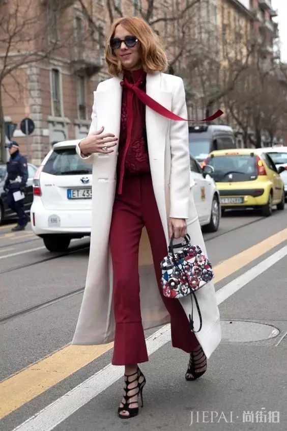 冬季红色色,酒红色,穿对真的好看爆了!!