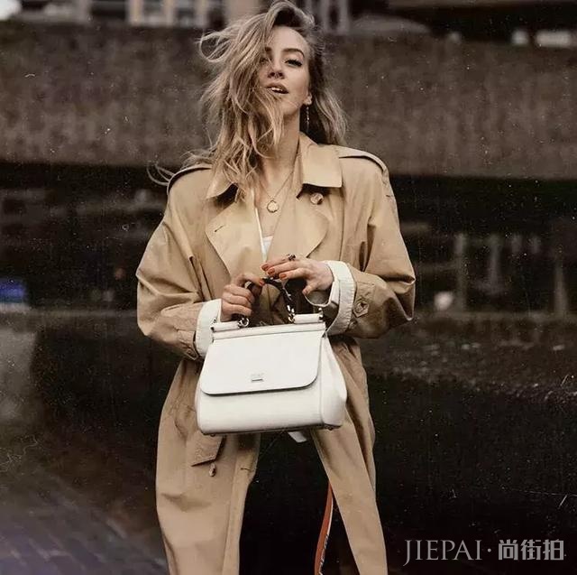 身高150的博主们,这么穿长大衣全变170!