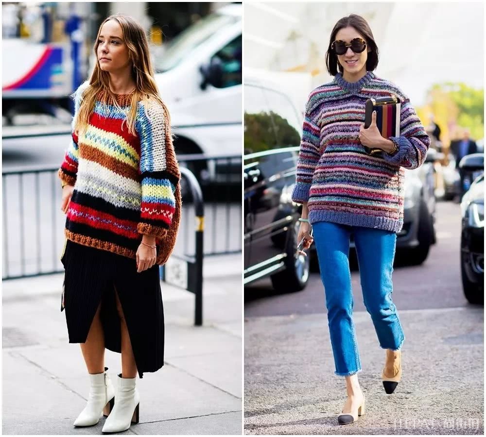 灰蒙蒙的冬日天空,你需要一件五彩的毛衣