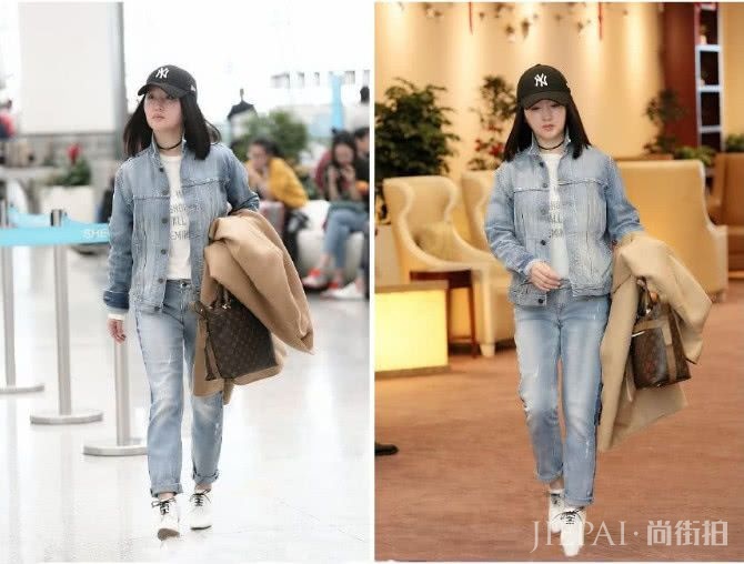 47岁杨钰莹,穿整套牛仔装还原“年代感”可依旧没能扛住岁月!