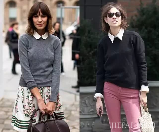 衬衫+毛衣这样穿丑爆了，这些雷区千万别碰，超时髦的穿法在这里