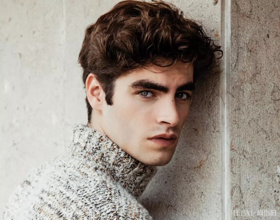 比利时男模Dennis Van Steenwinkel，他的眉毛真的太美了！
