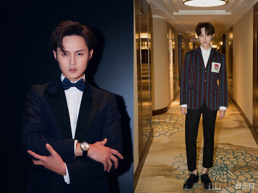 尹正真个性,穿女款卫衣走机场,长发飘飘难掩帅气