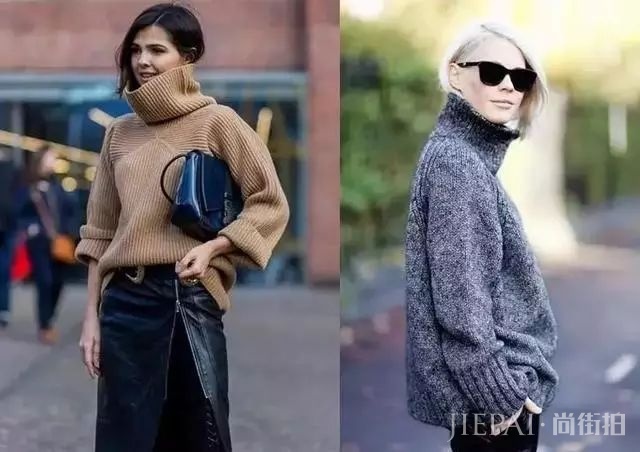 自带时尚属性的高领毛衣，你穿了竟然“吃脖子”？