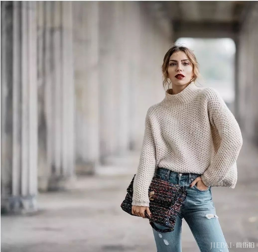高领毛衣,外穿内搭皆相宜