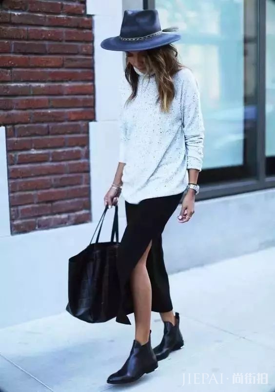 秋冬这三款靴子搭裙子,即美丽又不冻人!