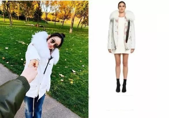 赵丽颖白鹅绒棉衣土味十足!