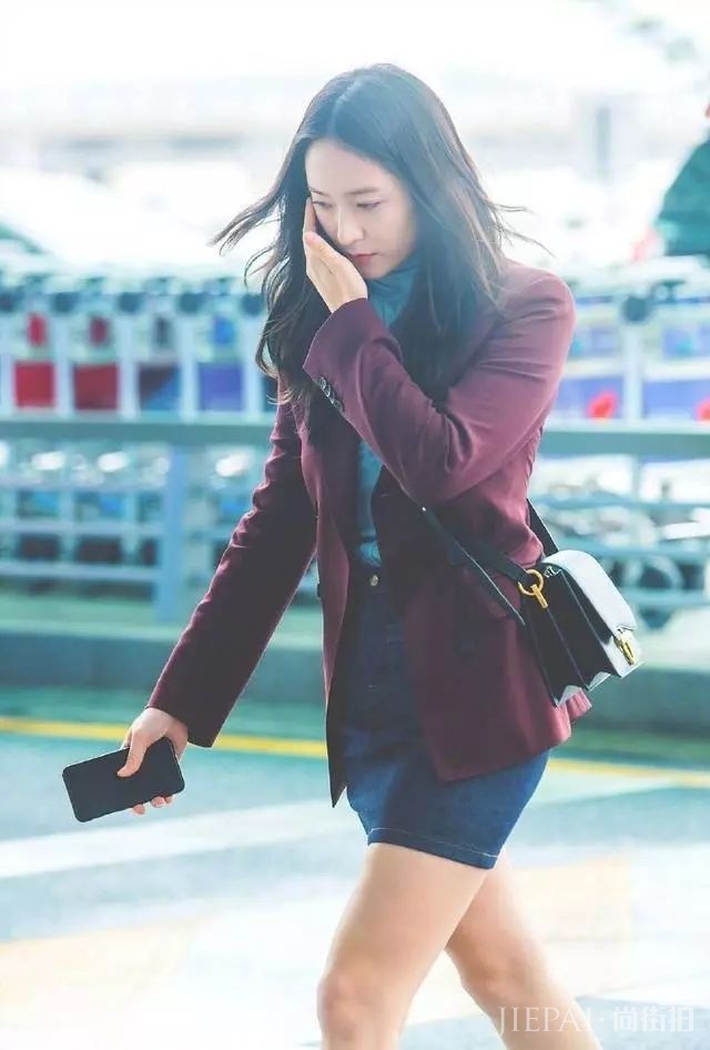 郑秀晶的私服真是帅气，迷人的存在！