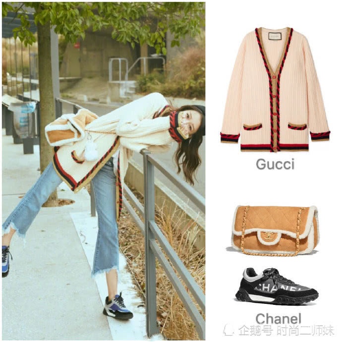 被孙怡的新写真美到了！背着毛绒包少女感爆棚