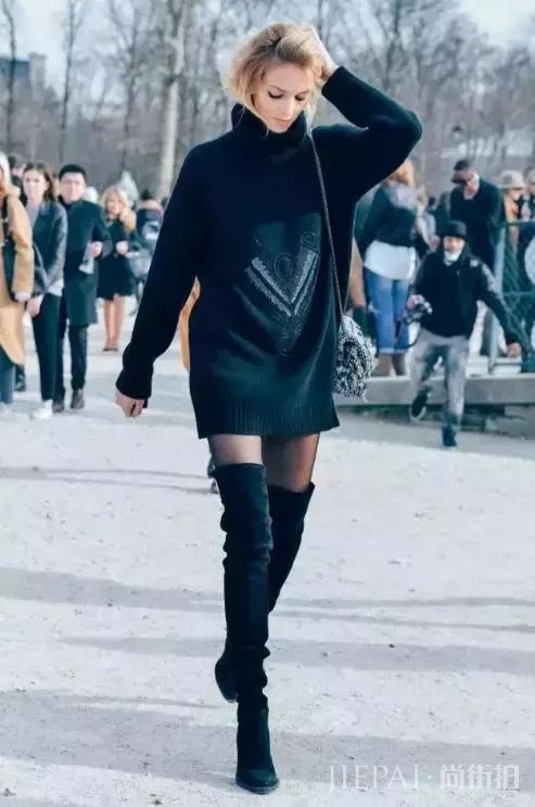 自带时尚属性的高领毛衣，你穿了竟然“吃脖子”？