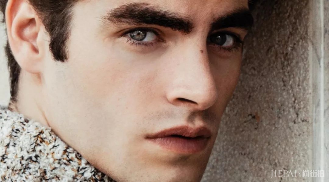 比利时男模Dennis Van Steenwinkel，他的眉毛真的太美了！