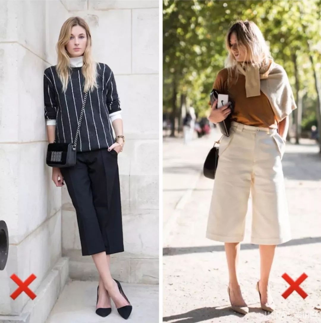 你的阔腿裤怎么搭都不好看？因为鞋子没选对