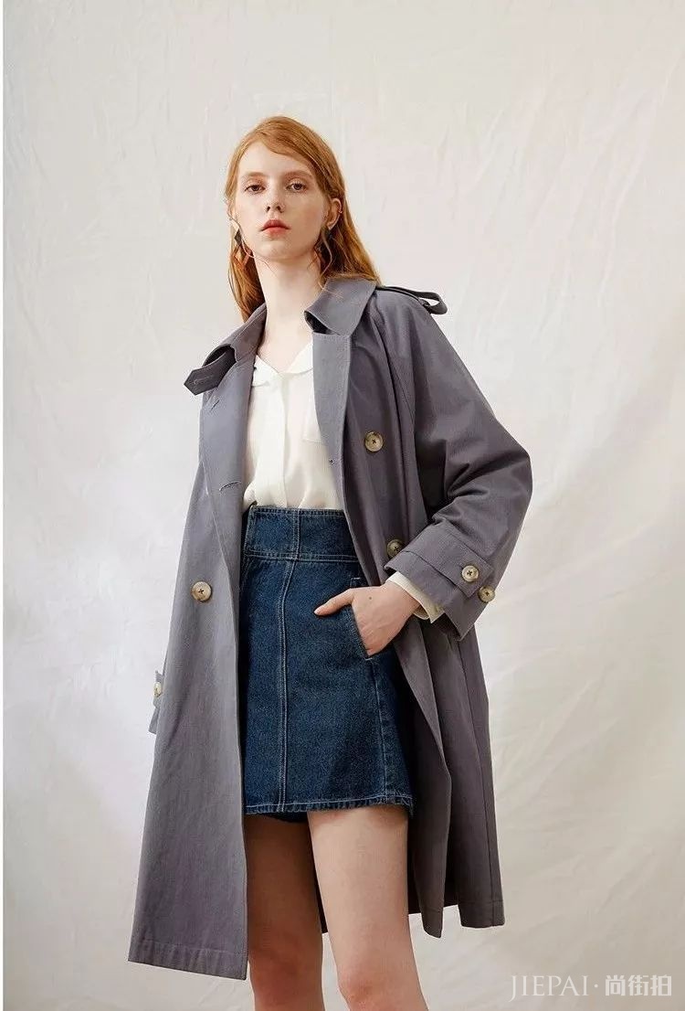 风衣配裙子，这样穿最美最高级！