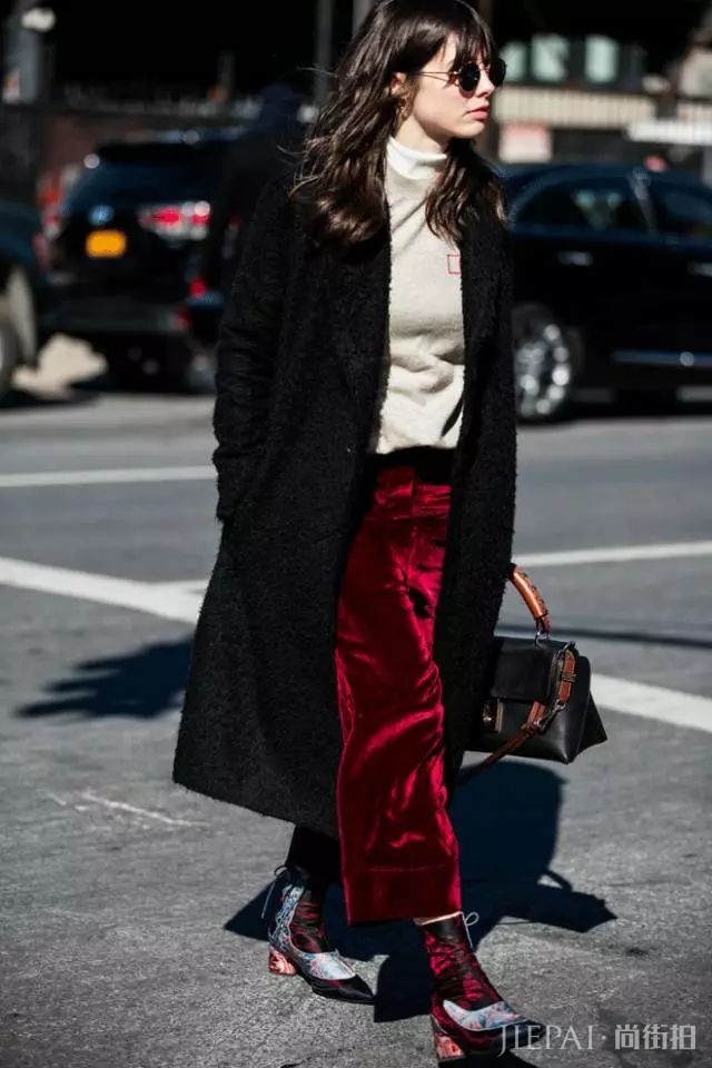 冬季红色色,酒红色,穿对真的好看爆了!!