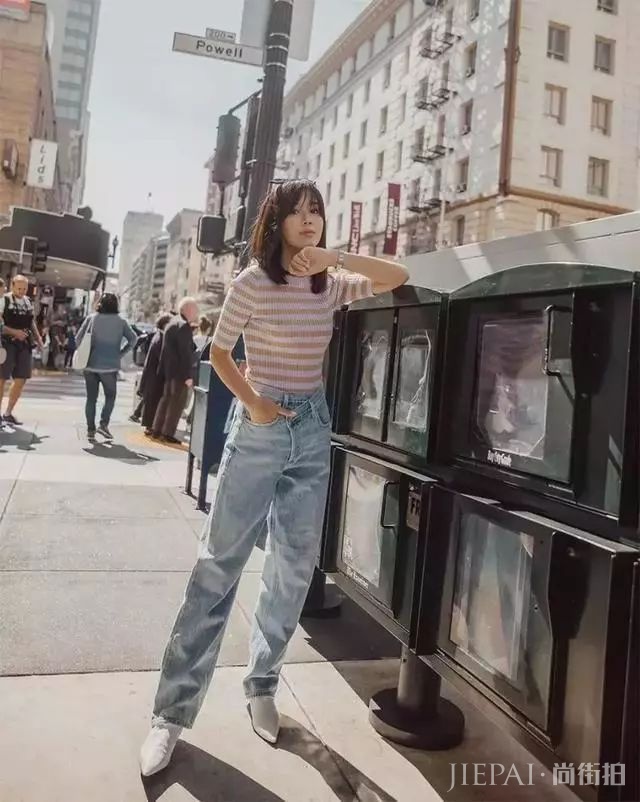 毛衣+牛仔裤,这样穿,才对得起毛衣!