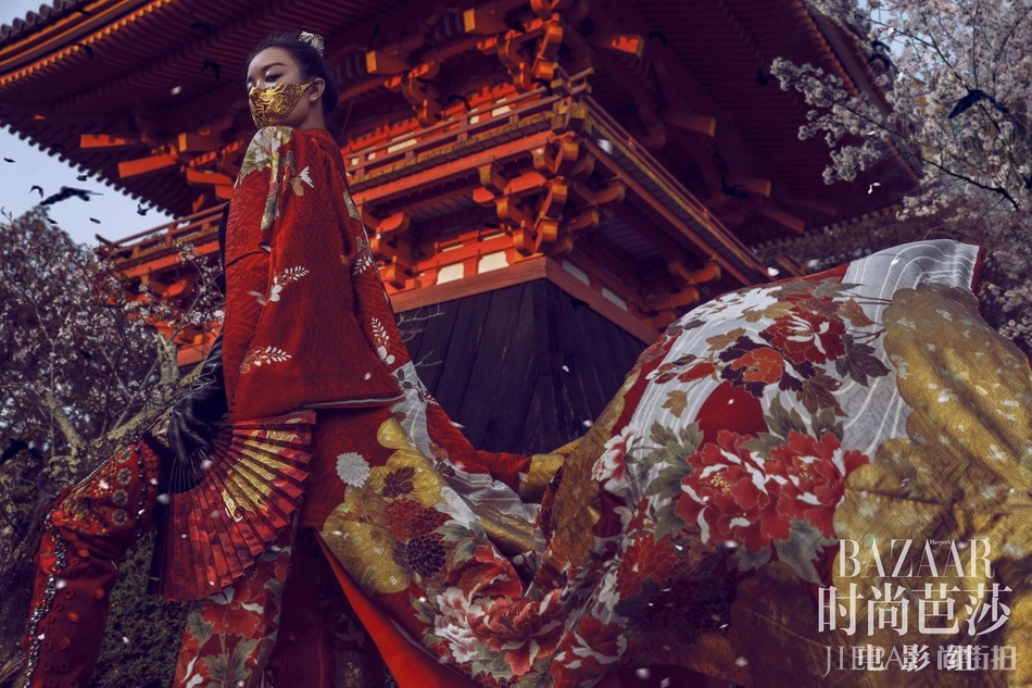 倪妮时尚大片曝光 化身女侠快意江湖