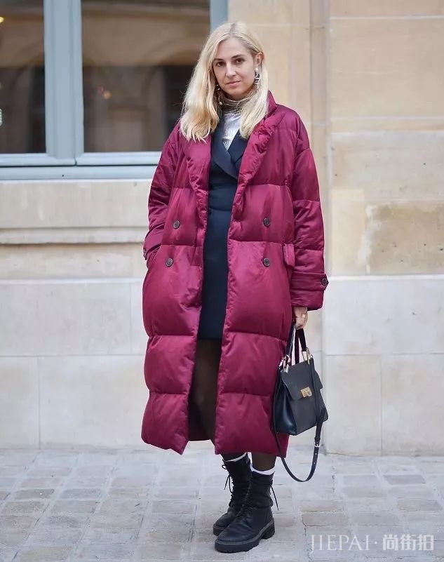 羽绒服这样穿才会显高又显瘦