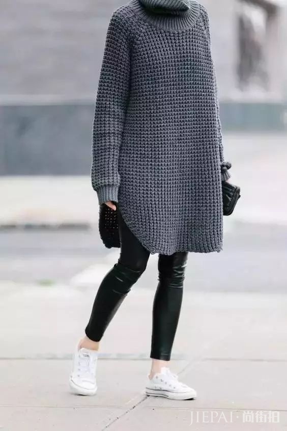 毛衣搭配长裙,打造秋冬优雅时尚!