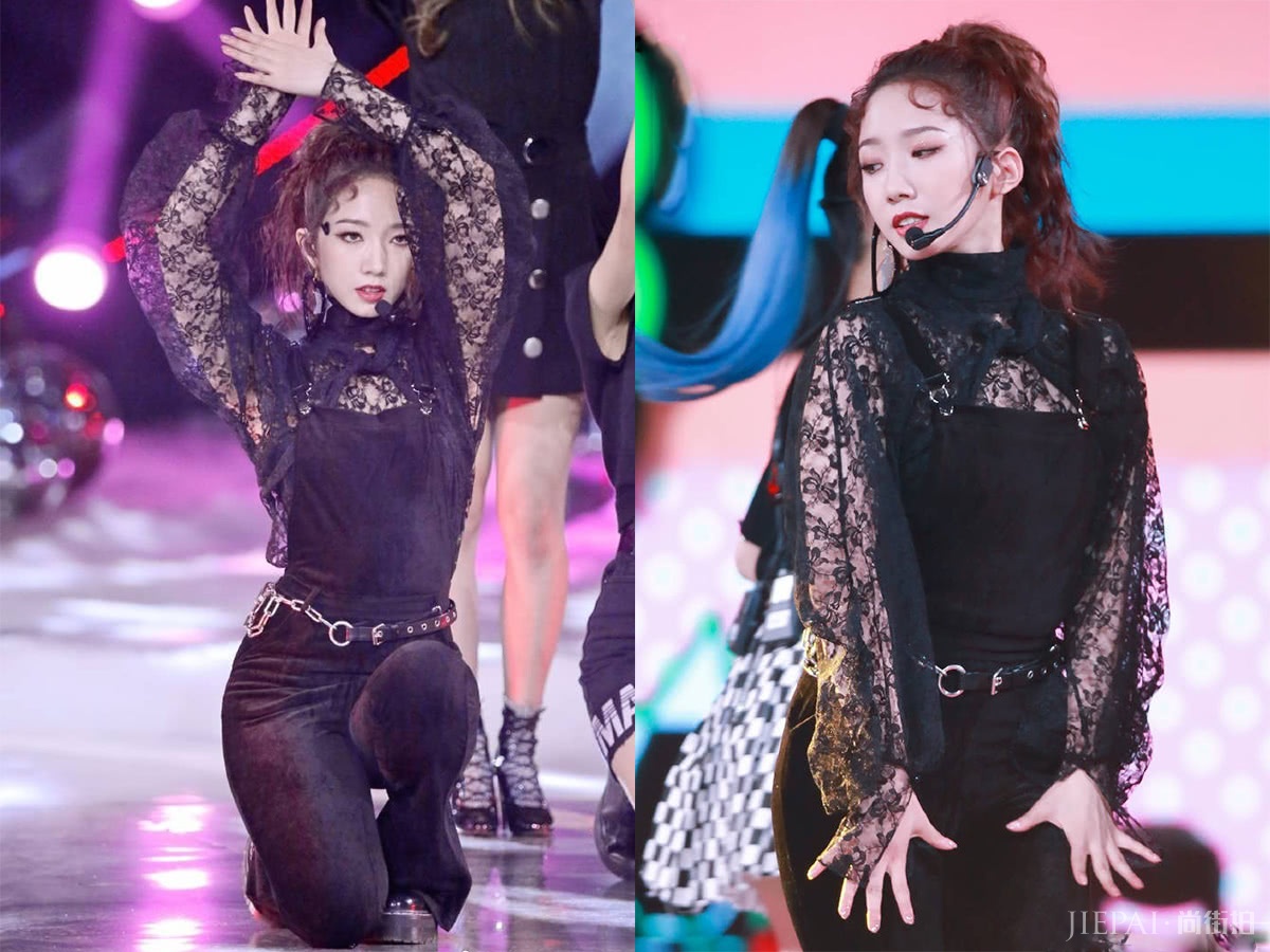 火箭少女终于合体，穿暗黑系造型，居然美出了高级感！