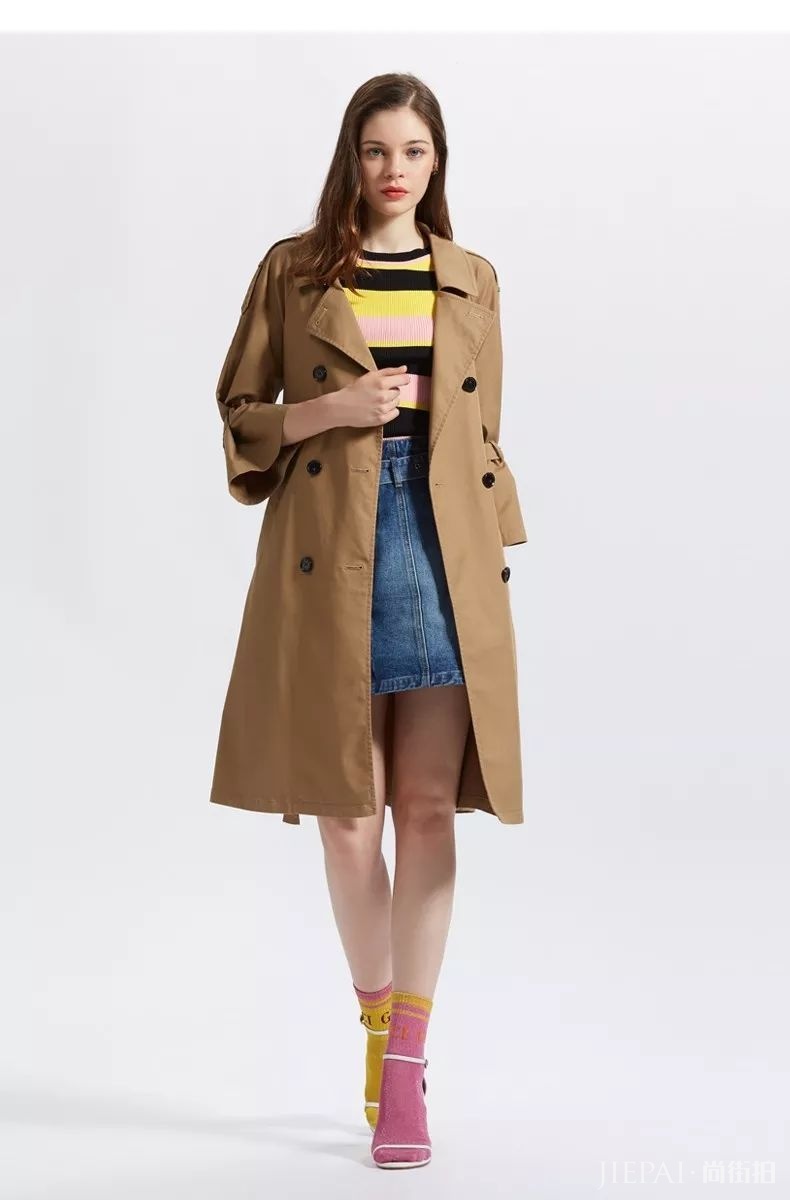 风衣配裙子，这样穿最美最高级！