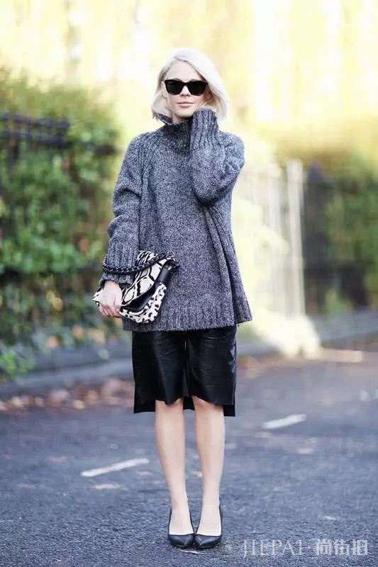 毛衣搭配长裙,打造秋冬优雅时尚!