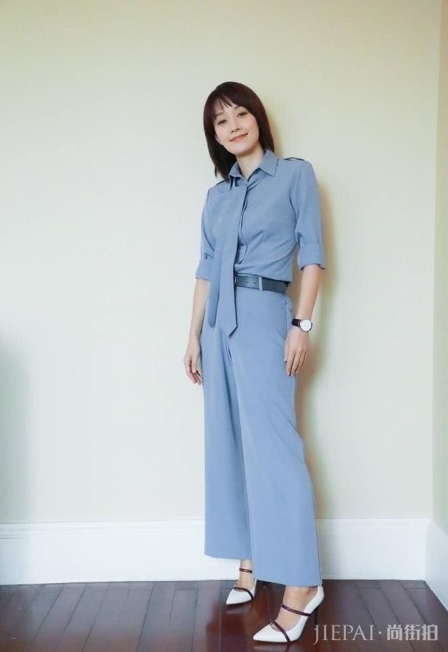 披头发显脸大?马伊琍这款披肩发修饰脸型效果好,显脸小就选它