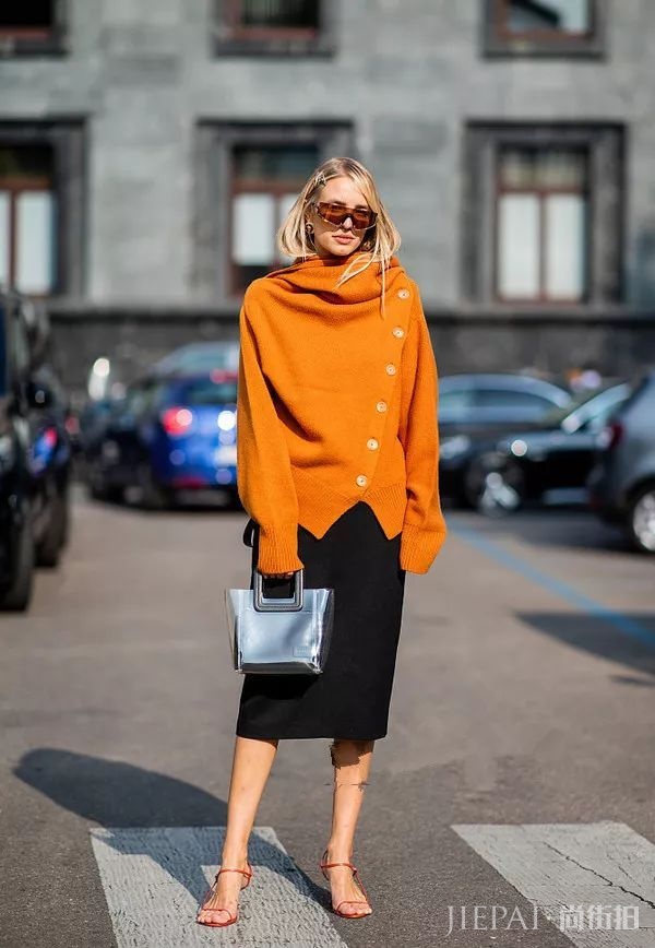 让你冬季暖10度的柿子色系了解一下!