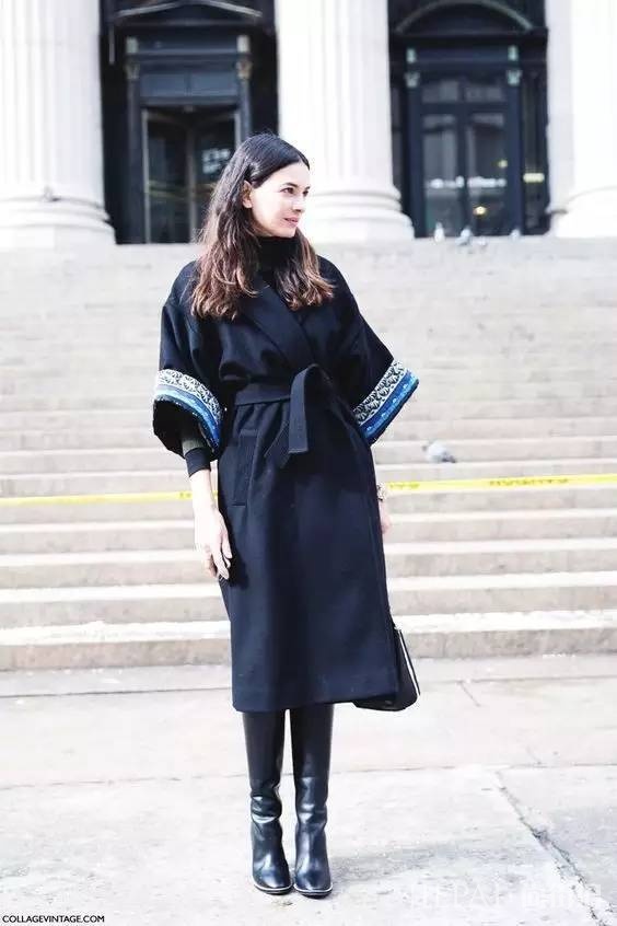 冬天出街这件浴袍大衣最美？！