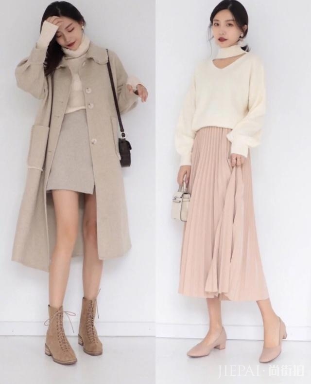 14套秋天不同的搭配，色调柔和显气质，很适合温柔系的女生！