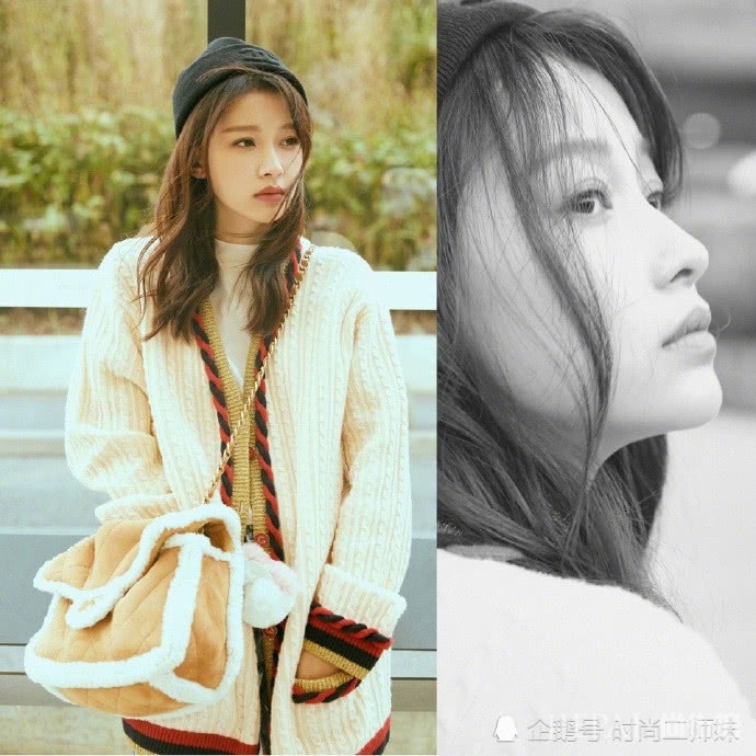 被孙怡的新写真美到了！背着毛绒包少女感爆棚