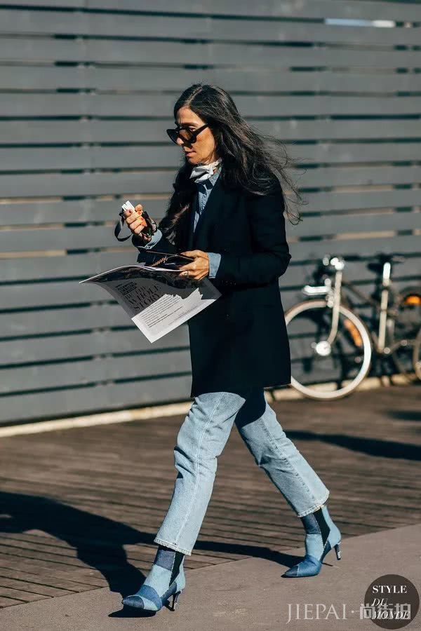 欧美街拍 穿上西装就帅气十足