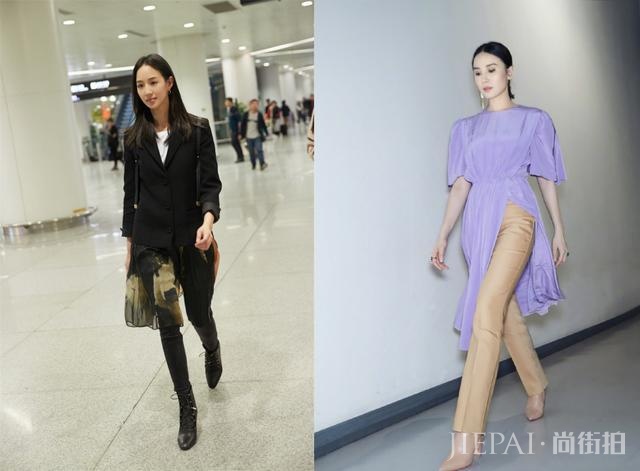 张钧甯和宋佳裙子里穿长裤,解锁了新潮流吗!
