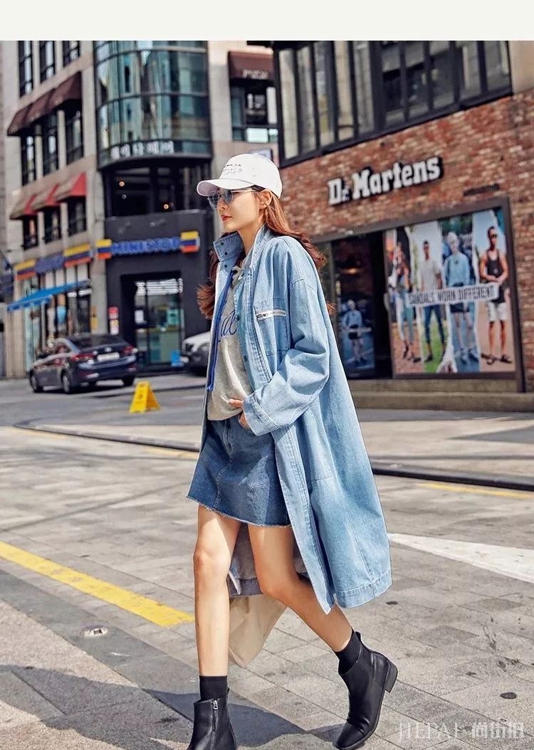 风衣配裙子，这样穿最美最高级！