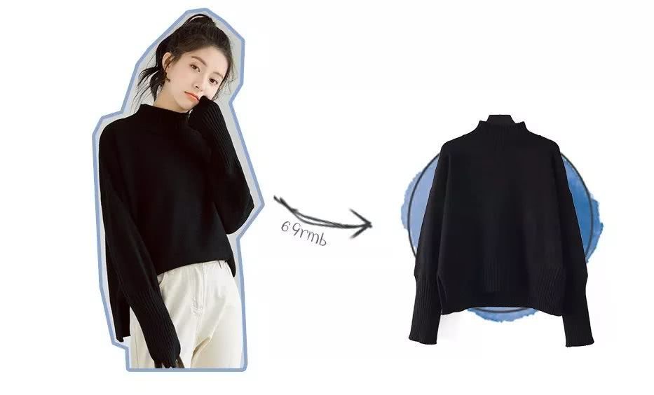 你穿单品+小高领=真是时髦又高级