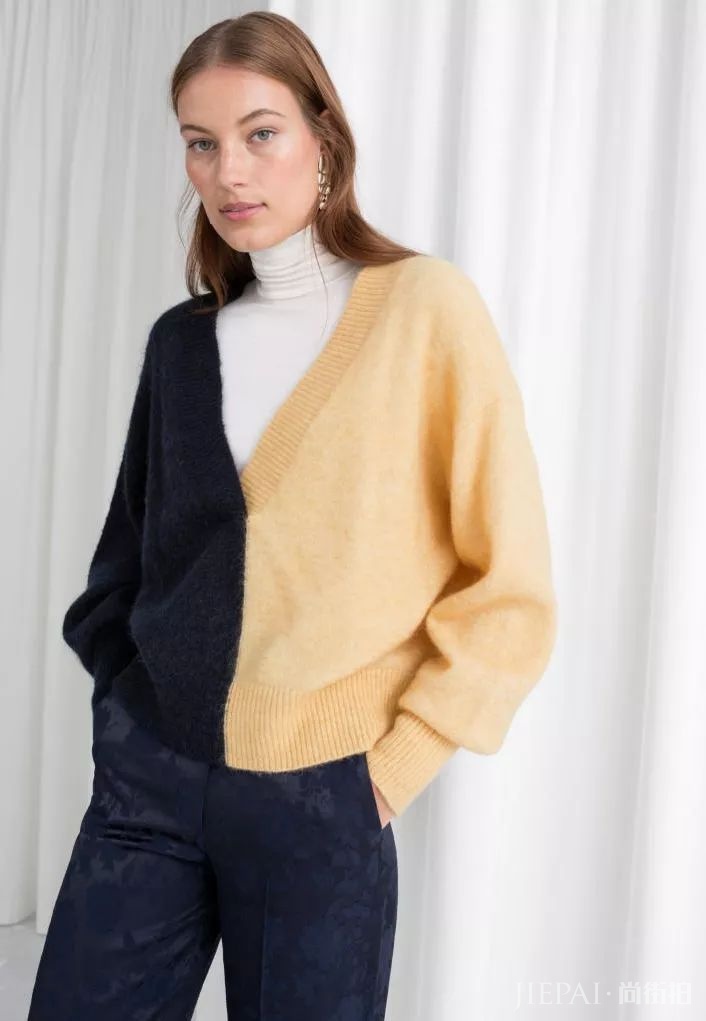 V领针织衫，显瘦易搭，初冬和来年开春必备