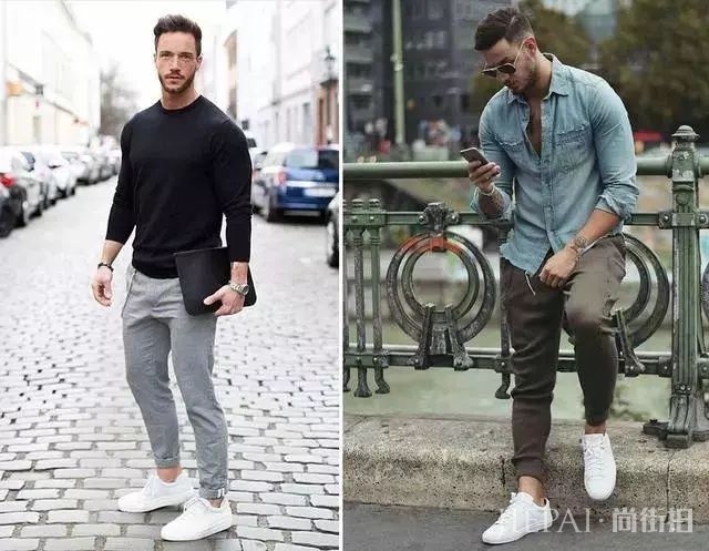 这5种裤款搭小白鞋，准没错！