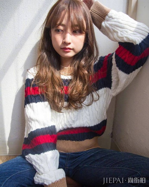 一组时下流行的日系“中短发”发型