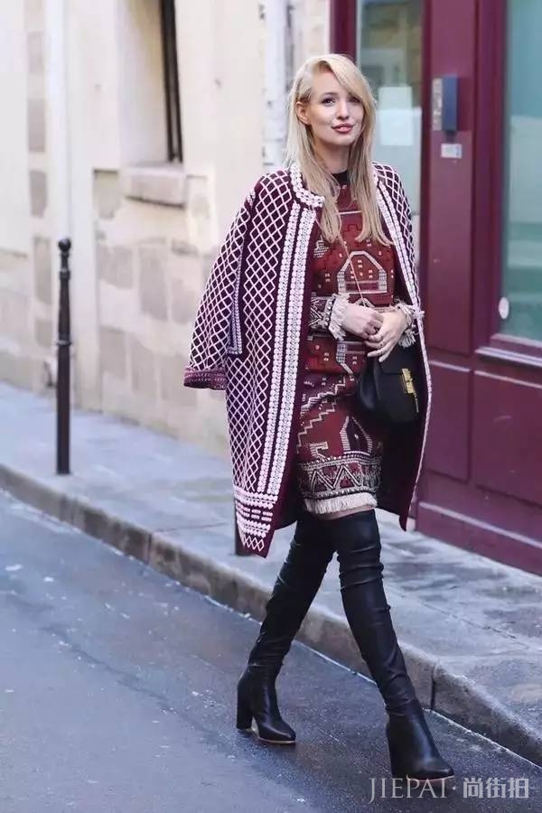 秋冬这三款靴子搭裙子,即美丽又不冻人!