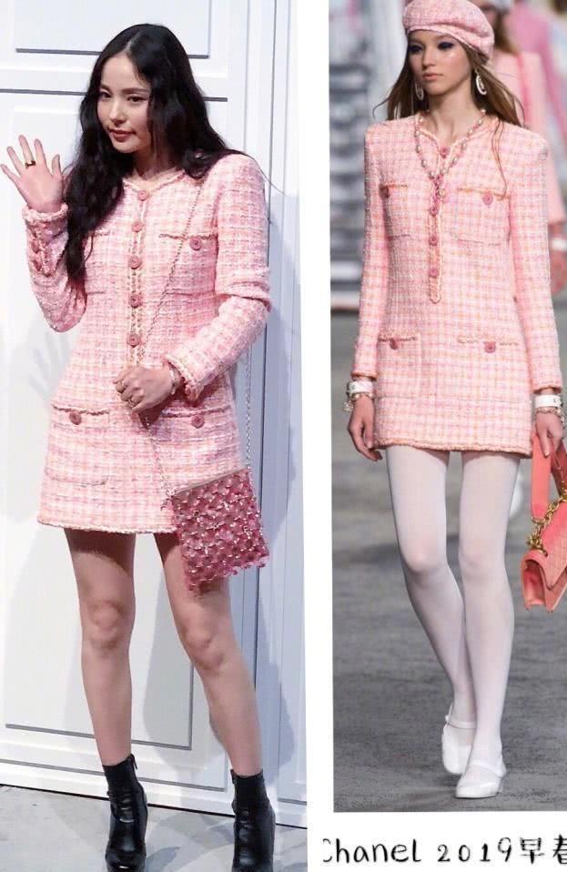 古力娜扎竟把香奈儿穿成阿依莲，撞衫维密AA输惨了