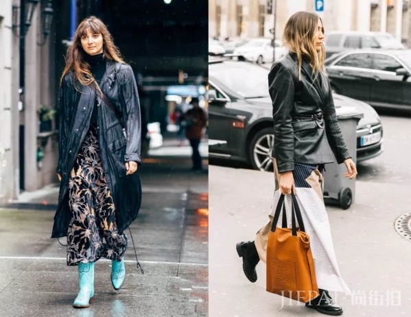 寒风刺骨的冬天怎么穿裙子好看!