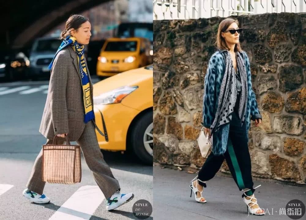 2种围巾变出4种搭法!冬天围巾这么系,真的很好看!