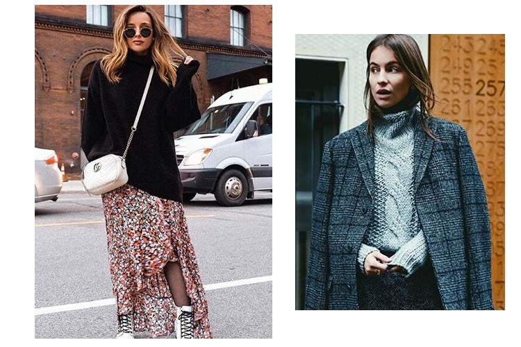 速冻预警开启,高领毛衣加持再冷都不怕!