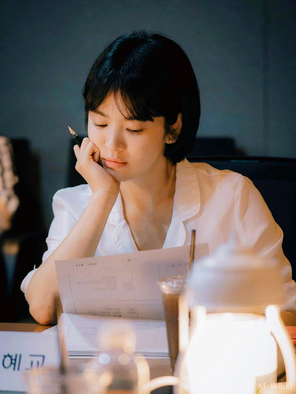 宋慧乔终于剪了短发！真是美到骨子里了