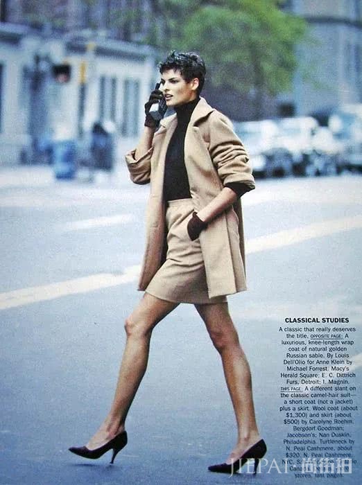 欧美街拍 时尚潮人都钟情驼色大衣