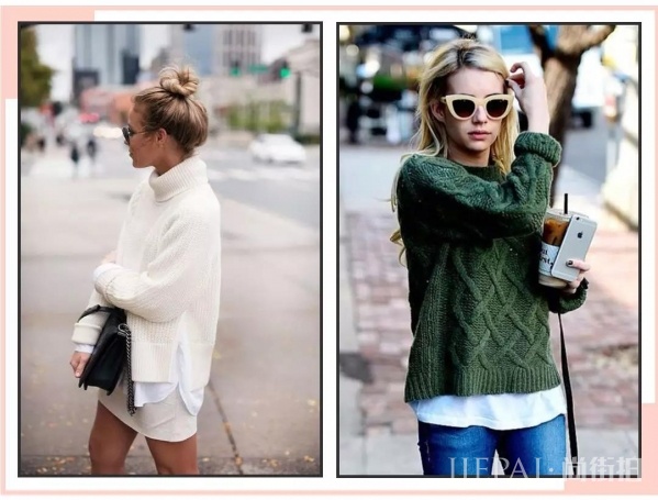 毛衣里面内搭什么衣服好看 这样穿搭时髦炸了